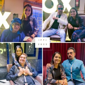 Gouri Nair Instagram - Spent some unforgettable moments with iconic villains, reminiscing about their legendary roles! It was a privilege to be a part of an amazing conversation, and  felt like I missed sharing screen space with them!! - With Ranjeet Bedi (Goli), Kiran Kumar, Raza Murad and Gulshan Grover ♾️🥰

#gourinairsocialmedia #gourinairinstagram #gourinairactress #gourinairartist #gourinair
#today #love #instagram #instagood #like #photography #follow #life #photooftheday #picoftheday #happy #me #nfdc #iffi #iffigoa #villain #villains #iffi2023