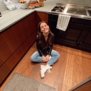 Grace Beedie Instagram - post-concert kitchen floor chats