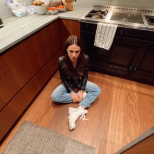 Grace Beedie Instagram - post-concert kitchen floor chats