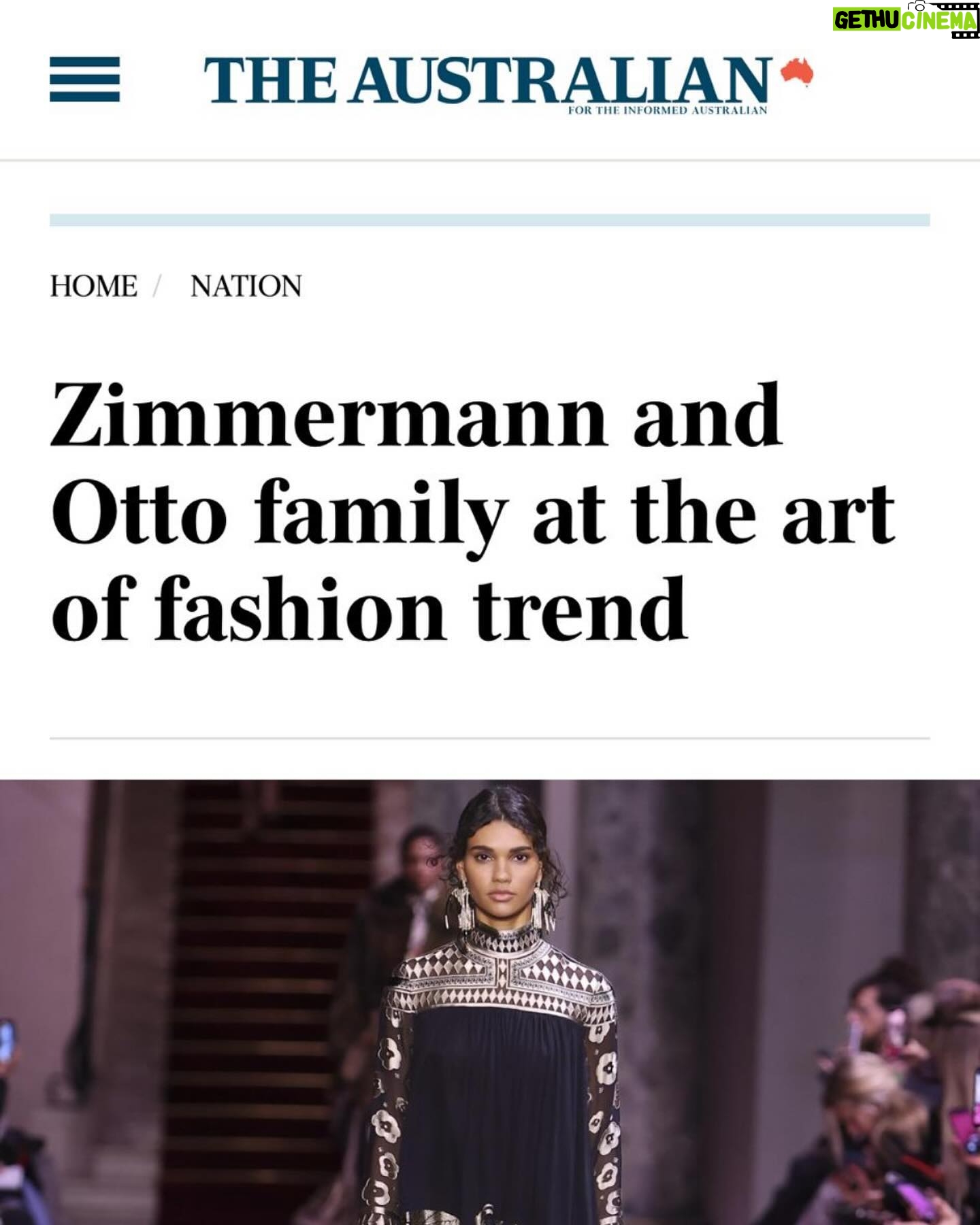Gracie Otto - 840 Likes - Sometimes I try ! 🥶 Zimmermann fun in Paris ❤️💐