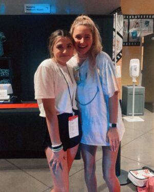 Gracie Whitton Instagram - When ya girls finally meet! @joygroeschel so excited to have the next couple days worshipping with you! Love you! 💕 @lifechurchklr @life.church @craiggroeschel #capacity