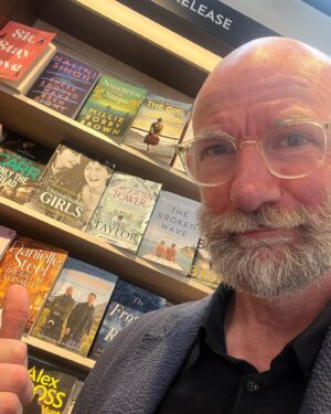 Graham McTavish Instagram - As seen in Nelson airport New Zealand. Right next to Danielle Steel. As it should be. @samheughan @officialdaniellesteel @nelsonairportnz #sharingashelfwithdaniellesteel