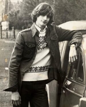 Graham McTavish Instagram - 1977. Me wearing a fetching combo of denim shirt OVER a sweater OVER another shirt. Taken by my dear friend Neil Graham outside his house. I’ve still got the watch. #memoriesofanothertime #nobeard1977