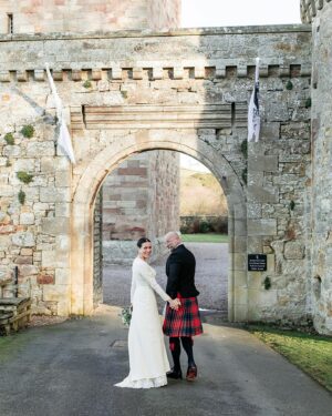 Graham McTavish Instagram - A year ago I was lucky enough to marry this fabulous woman It was unashamedly romantic. Thankyou @garancedore for making this bearded man in a kilt so happy. Of course, I chose to wear the largest sporran known to man. It seemed the right choice. #happyanniversary #sporrantastic #mywonderfulbride #asporranwithitsownweathersystem