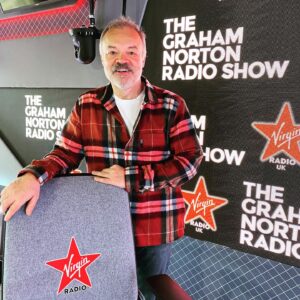 Graham Norton Instagram - Do I have a new show @virginradiouk this morning from 9.30? Why, yes I do, thanks for asking! Hop aboard!!!