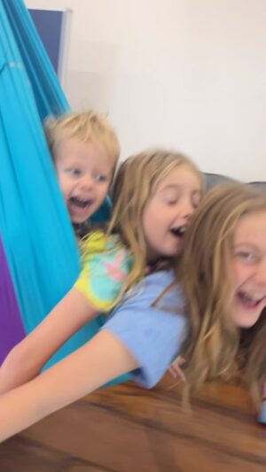 Grant Denyer Instagram - Introducing The Flying Denyer Sisters.
Sneak peek as they refine their first act.