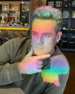 Grant Denyer Instagram - ‘What light through yonder window breaks?’ - Romeo & Juliet 🌈