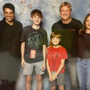 Grant Feely Instagram - Umm, are words even necessary?!
Stingray was walking into the elevator when we stopped him. Nicest people ever!
@william_zabka @ralph_macchio @feely.robert