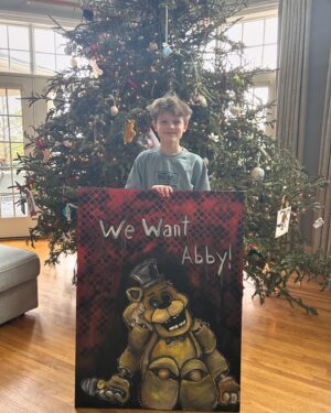 Grant Feely Instagram - Merry Christmas!
Thanks, @danilainepatton for the cool artwork!
#fnaf #goldenfreddy