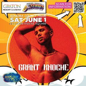 Grant Knoche Instagram - SONOMA COUNTY PRIDE!!! I’ll see you this Saturday! ❤️‍🔥 can’t wait to celebrate pride 2024 with you all 🏳️‍🌈🤍