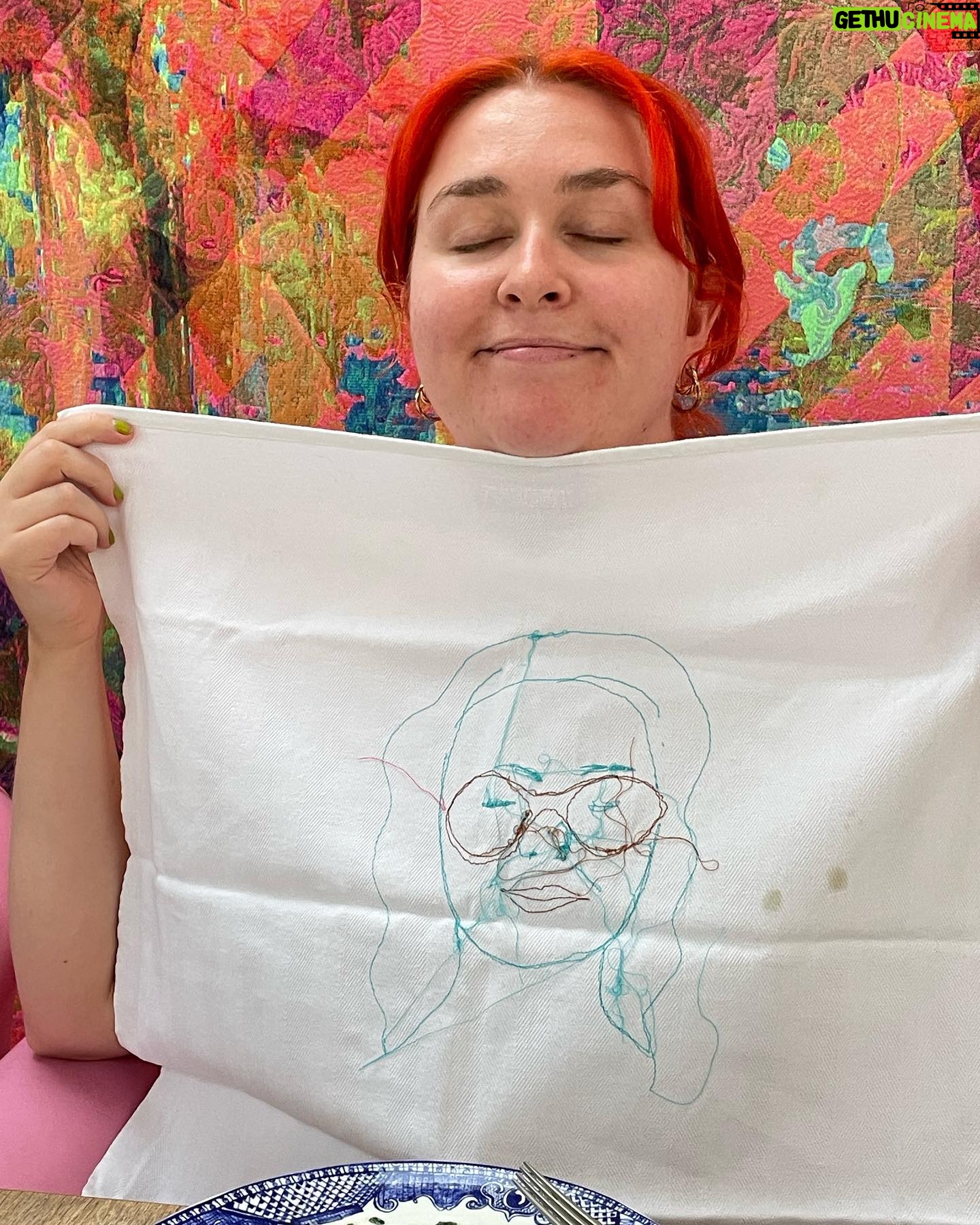 Grayson Perry - 13.6K Likes - My daughter Flo is 31 today
We are having supper with napkins by Phil