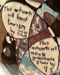 Grayson Perry Instagram - Smash Hits opens tomorrow 
I am very proud of the show, my work looks very at home in the grand rooms of the RSA
Don’t miss the fun details
