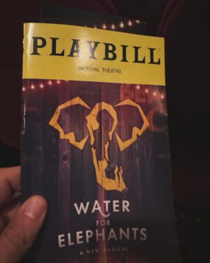 Greg Berlanti Instagram - Can’t possibly express the joy and pride and excitement I felt seeing @grantgust give such a brilliant and heartfelt performance (singing, dancing, acting and acrobatics!) in the wonderful #waterforelephants on Broadway!!! The show has tremendous heart and spectacle and is an amazing evening at the theatre — but above all that, so happy for my friend - on this lifetime dream realized so beautifully! ❤️❤️❤️