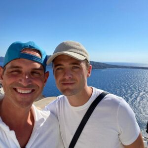 Greg Berlanti Instagram - It’s @robbierogers aka daddy R, aka daddy dreamboats 36th bday — this year saw him premiere his first film he produced, shoot his passion project mini series which is brilliant like him, retake the soccer field for a quick celeb pick up game — and all the while gave this family all the love and care in the world.  Ten years now we have been sharing bdays and 1000 wouldn’t be enough. ❤️❤️❤️👨‍👨‍👧‍👦❤️❤️❤️