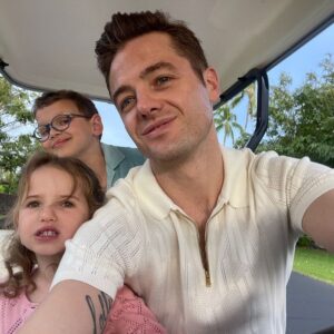 Greg Berlanti Instagram - It’s @robbierogers aka daddy R, aka daddy dreamboats 36th bday — this year saw him premiere his first film he produced, shoot his passion project mini series which is brilliant like him, retake the soccer field for a quick celeb pick up game — and all the while gave this family all the love and care in the world.  Ten years now we have been sharing bdays and 1000 wouldn’t be enough. ❤️❤️❤️👨‍👨‍👧‍👦❤️❤️❤️