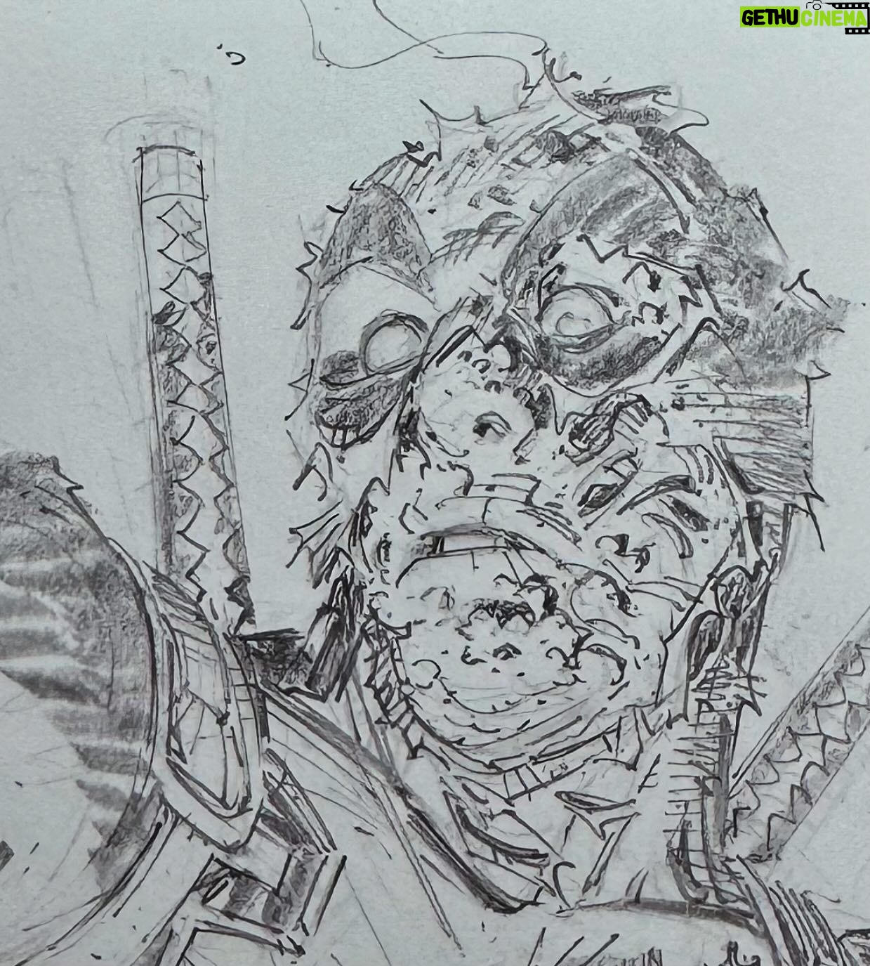 Greg Capullo - 5.5K Likes - Caption this 🤘🏻✏️🤘🏻 #deadpool #marvelcomics #pencildrawing #comicbooks #comicart