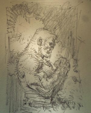 Greg Capullo Instagram - Coffee Logan doodle 🤘🏻✏️🤘🏻