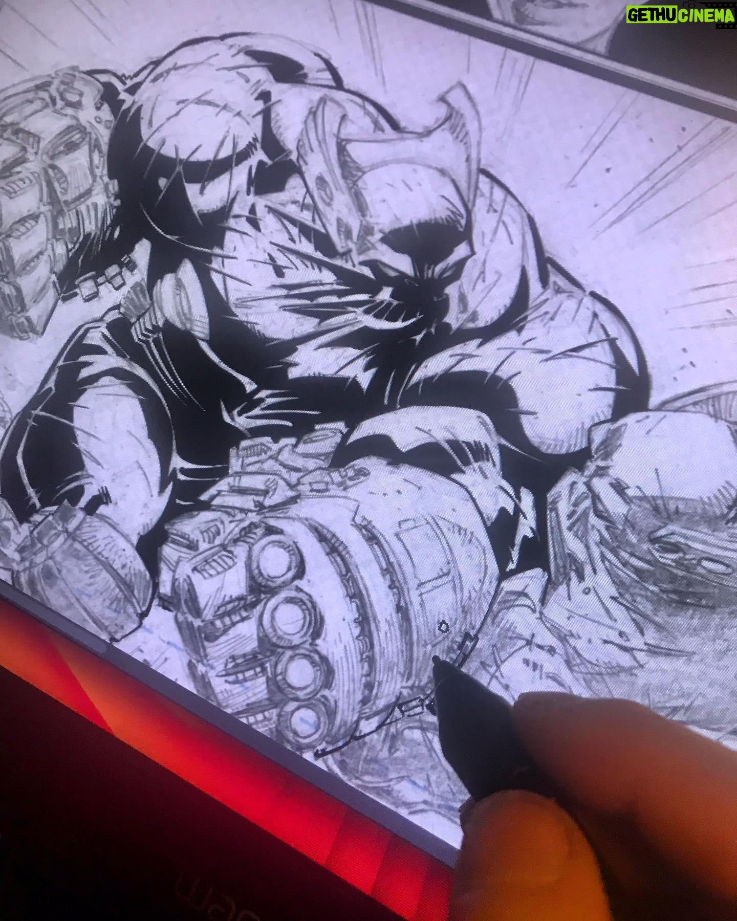 Greg Capullo - 3.9K Likes - No rest for the wicked 🤘🏻✏️🤘🏻 CREECH III #creech #comicbooks #inkdrawing