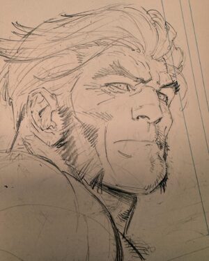 Greg Capullo Instagram - WIP 🤘🏻✏️🤘🏻 #logan #marvelcomics #comicbooks #comicart #pencildrawing #wolverine