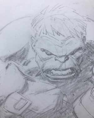 Greg Capullo Instagram - WIP🤘🏻✏️🤘🏻 #marvel #comics #pencildrawing
