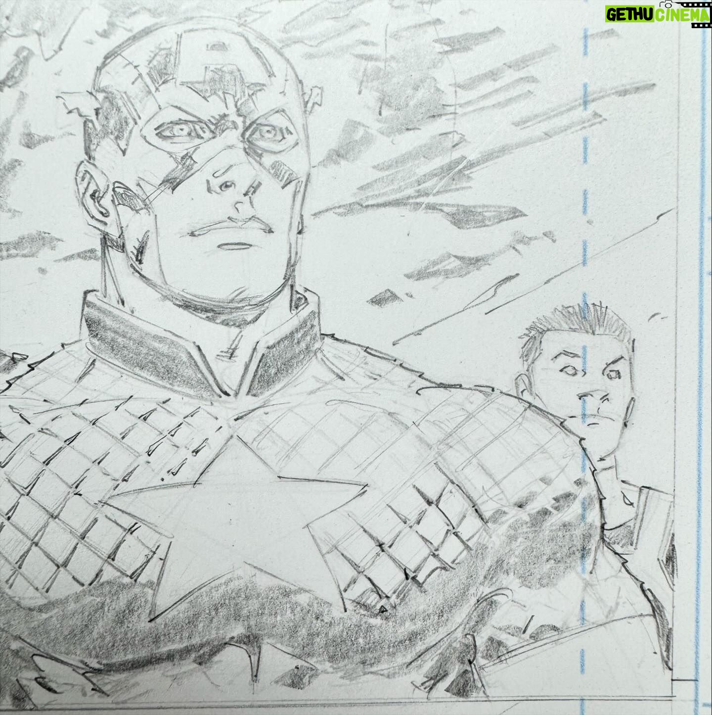 Greg Capullo - 6K Likes - Having a f’king blast working at Marvel! All my favorite characters and a story that is 🔥 I can’t wait for you guys to see! 🤘🏻✏️🤘🏻 #marvelcomics #comicbooks #comicart #pencildrawing #captainamerica