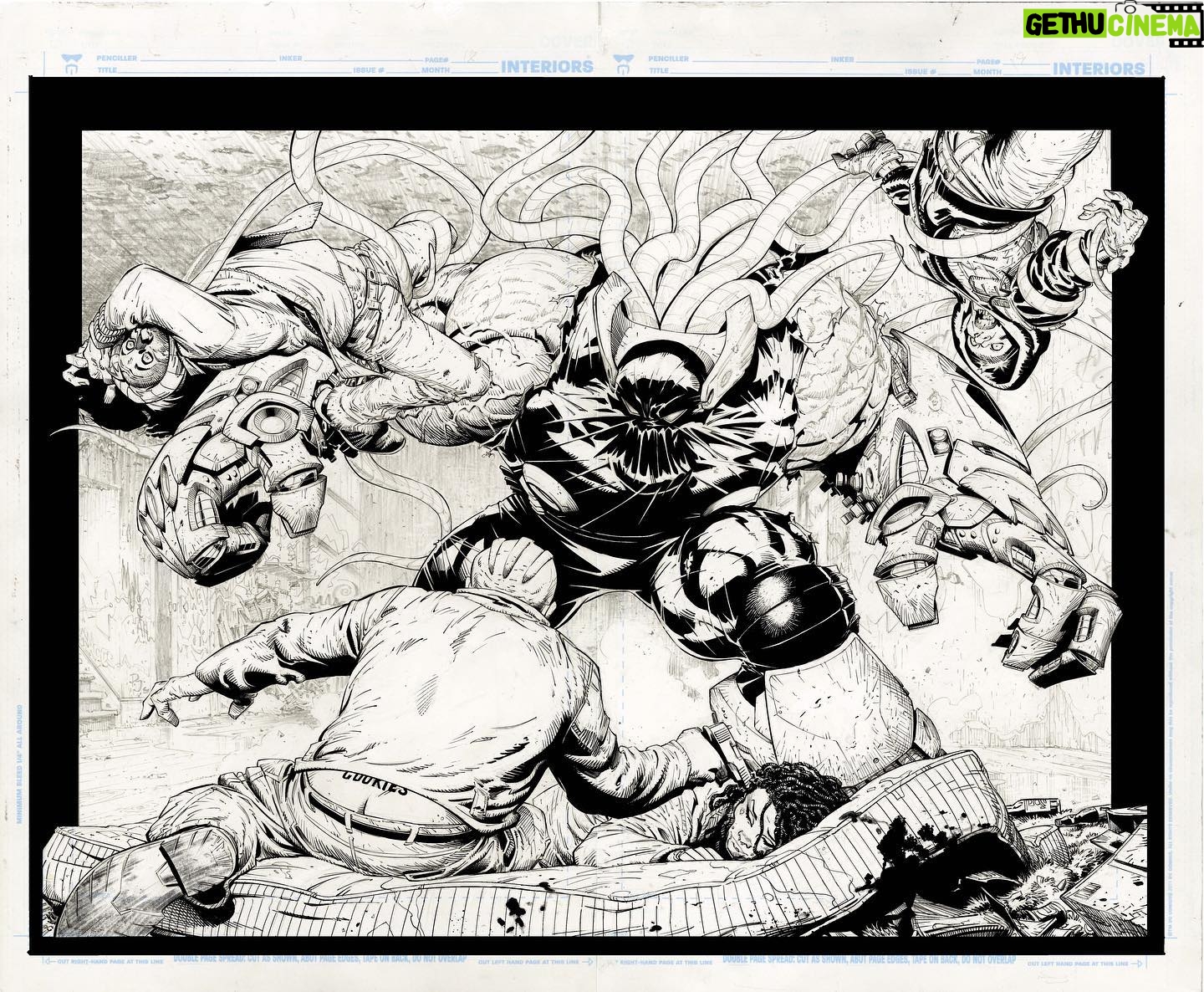 Greg Capullo - 4.5K Likes - I was a much younger man when I created this MF! Beast to draw. CREECH III WIP #creech #comicbooks
