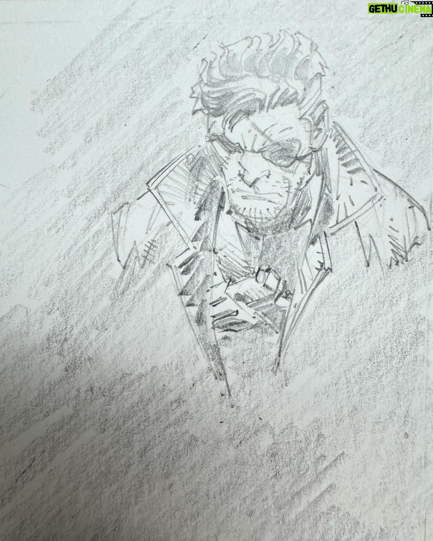 Greg Capullo - 4.5K Likes - Having tons of fun 🤘🏻✏️🤘🏻 #marvelcomics #comicbooks #comicart #pencildrawing #nickfury