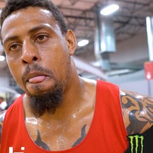 Greg Hardy Instagram - Former NFL player Greg Hardy pulled up to the BIG3 combine and showed out!! 😤🔥

@greghardyjr 
@monsterenergy 
@thebig3 
🎥 : @cazzieballislife