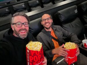 Greg Miller Instagram - Get you a friend who will leave work in the middle of the day to go see @garfieldmovie. #garfield #homage