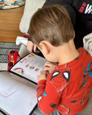 Greg Miller Instagram - How good is Gen at being a parent? She made Ben a custom menu so that he could see all his options for breakfast and pick on his own every day. 🥹❤️