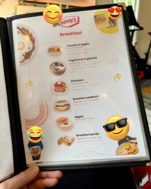 Greg Miller Instagram - How good is Gen at being a parent? She made Ben a custom menu so that he could see all his options for breakfast and pick on his own every day. 🥹❤️