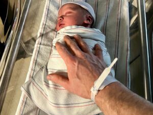 Greg Miller Instagram - Welcome to the world, Benjamin James Miller. 

10/8/21. 3:34 am. 9 pounds 2 ounces. 

Mom and baby are good and the strongest people I know. ❤️