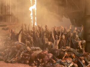 Greg Nicotero Instagram - Wahooooo undead high fives all around! Tonight’s episode written by @nicolemirante and Eli Journe.  BUCKLE UP!! @amcthewalkingdead #hardestworkingcrewever #knbefxgroup