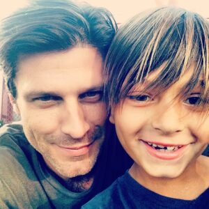 Greg Vaughan Instagram - Father & Son at Jathan's talent show performance #danceoff #preformance #star #jathanvaughan #gregvaughan