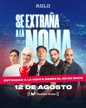 Grego Rossello Instagram - 💫💫💫💫💫SE EXTRAÑA A LA NONA EL 12 DE AGOSTO EN EL MOVISTAR ARENA 💫💫💫💫💫 O ZEAH HELLO 
 
 🔥Yayo, Caro Pardíaco, Fran Gómez, Grego y el Pelao darán un show de la san concha y si esto es poco, el primer HABLEMOS SIN SABER AO VIVO. 
 
🗓 12 DE AGOSTO 2024 
🏟 MOVISTAR ARENA 
 
🎟  ENTRADAS A LA VENTA DESDE EL 22 DE MAYO A LAS 13 HS EN LA PÁGINA DEL MOVISTAR ARENA. AGLO 
 
🕺🪩HAY UNA FIESTA EN EL MOVISTAR