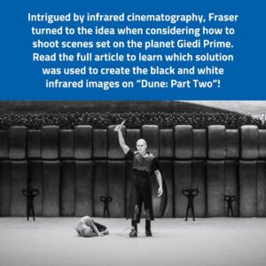 Greig Fraser Instagram - For “Dune: Part Two,” cinematographer Greig Fraser ACS, ASC combined the ALEXA 65 and ALEXA Mini LF cameras, blending cutting-edge technology with bold artistic choices to bring the visually captivating Dune universe to life. Learn more about the cinematography of director Denis Villeneuve’s adaptation of the second half of the classic science fiction novel in our interview with Greig Fraser at the link in bio!

📸 @nikotavernise 
📸 @wbpictures 

#ARRI #ARRIRental #CapturedwithARRI #ServicedbyARRIRental #ALEXA65 #ALEXAMiniLF #CapturedwithMiniLF #Cinematography #DuneMovie #Dune2 #DunePartTwo #GreigFraser