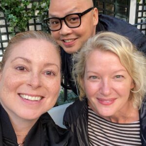 Gretchen Mol Instagram - When you see friends you haven’t seen since January and realize all the moments we’ve missed....love you @joannavargasnyc and @danielmartin ❤️