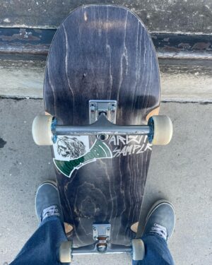 Greyson Fletcher Instagram - New cruiser sample shape working on @arborskateboards things feelin mean!! 👿 back on bored , 215s , 169s feelin good and doable too! ☠️ // 🎥 @milosimler //