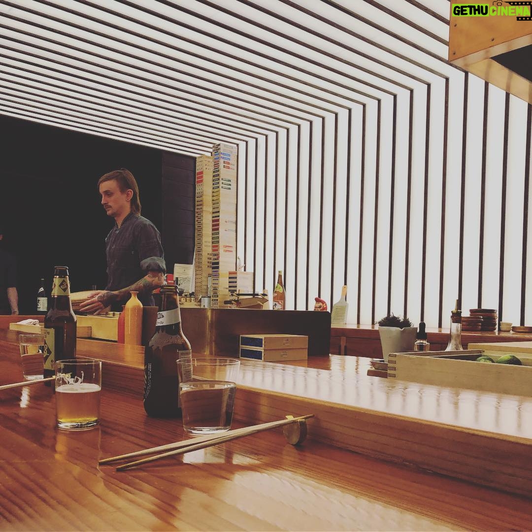Griffin McElroy - 12.1K Likes - No food pics (the food was amazing) but the decor at Otoko is some big 2001: A Space Odyssey aesthetic that is completely my shit