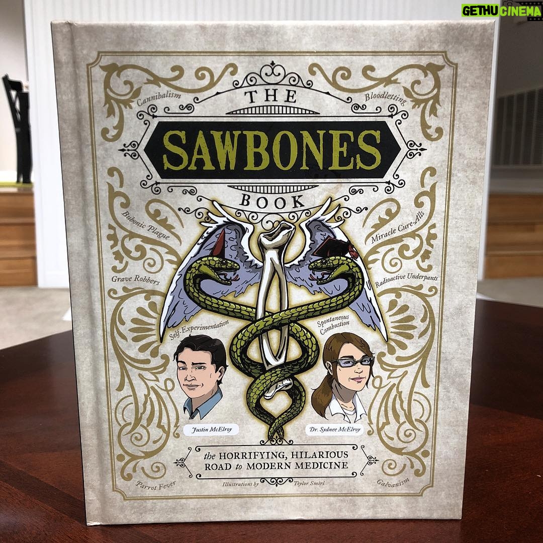 Griffin McElroy - 16.1K Likes - It is SO good and SO gross a lot of the time, and I am SO proud of Juice and Syd.
http://bit.ly/thesawbonesbook