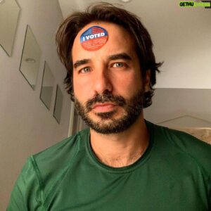 Guido Massri Instagram - "If we don’t vote, we are ignoring history and giving away the future." 

#ivoted #vote