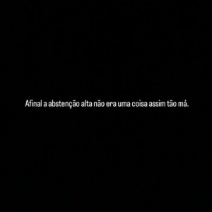 Guilherme Duarte Instagram - Resumo das eleições.
