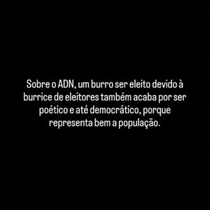 Guilherme Duarte Instagram - Resumo das eleições.