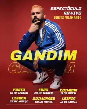 Guilherme Duarte Instagram - Nova música do GANDIM. RAP Cavalheiro, já está no YouTube. Em breve no Spotify e essas cenas. 

Uma música dedicada a todas as mulheres que sabem de cor o número do NIF e que não se levantam mal aterra o avião. É a música ideal para dedicarem às vossas namoradas no dia de São Valentim que se aproxima. Conta com a grande participação do @diogopicarra que teve a amabilidade de aceitar o convite e dar melodia e voz ao refrão que fica no ouvido mais que otite. Conta ainda com o feat internacional MC Guizin, não tarda tenho mais heterónimos que Fernando Pessoa. Obrigado ao @joaonunogoncalo que como açoriano deu uma grande ajuda a acertar o sotaque e ritmo estrangeiro do MC Guzin.

Produção musical do grande @filipe_survival
Realização de @ppbbessa
Bonita luz do @joao__nneves da @slcrew20
O styling da @tfilipamartins .
Produção do vídeo @setlist.pt a cargo do @nrpires com assistência do @manel.cambezes .

Obrigado novamente à @stayaltido por nos ter cedido uma bonita moradia e às discotecas @jamaica_lisboa e @tokyolisboa por nos deixarem filmar lá mais esta macacada.

Obrigado às bailarinas que deram cor ao vídeo @m_margarida_goncalves
@_mariaana._
@gimansur
@sara_filipacosta

Para a semana há mais. Prrra. 

Datas dos espectáculos ao vivo, com bilhetes à venda no link da bio.
Porto - 16 de Março
Lisboa - 23 de Março
Faro - 28 de Março
Guimarães - 6 de Abril
Coimbra - 11 de Abril
Leiria - 13 de Abril

Obrigado a todos.
