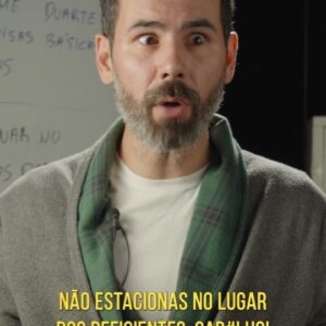 Guilherme Duarte Instagram - Estacionar no lugares dos deficientes? Guilherme Duarte explica coisas básicas a burros. 

Novo livro, ODEIO PESSOAS, já à venda nas livrarias e naquele sítio maroto do perfil.