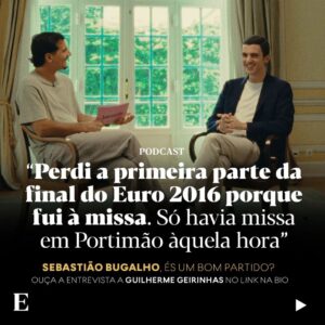 Guilherme Geirinhas Instagram - Primeiro episódio da segunda temporada de Bom Partido, uma minissérie de sete conversas, com a Catarina, o Francisco, o João, o João, a Marta, o Pedro e o Sebastião. 

Oiça o episódio com Sebastião Bugalho, cabeça de lista da AD às eleições europeias, nas plataformas habituais de podcast e através do link na bio do @jornalexpresso.

Nota: Todos os líderes dos partidos com assento parlamentar foram convidados.

#podcast #bompartido #sebastiãobugalho #AD #guilhermegeirinhas #entrevista #eleiçõeseuropeias #eleições #europeias2024