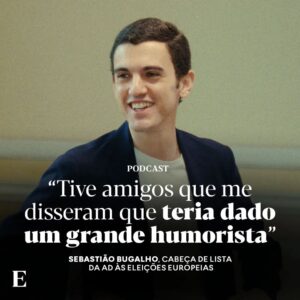 Guilherme Geirinhas Instagram - Primeiro episódio da segunda temporada de Bom Partido, uma minissérie de sete conversas, com a Catarina, o Francisco, o João, o João, a Marta, o Pedro e o Sebastião. 

Oiça o episódio com Sebastião Bugalho, cabeça de lista da AD às eleições europeias, nas plataformas habituais de podcast e através do link na bio do @jornalexpresso.

Nota: Todos os líderes dos partidos com assento parlamentar foram convidados.

#podcast #bompartido #sebastiãobugalho #AD #guilhermegeirinhas #entrevista #eleiçõeseuropeias #eleições #europeias2024