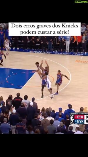 Guilherme Giovannoni Instagram - Tyrese Maxey foi fantástico no final do jogo, mas os Knicks erraram veio e permitiram o empate. Será que a série está em risco agora para os Knicks?

#Nba #nbabrasil #nbanaespn #basquete #basquetebrasil #basket #basketball #knicks #sixers #maxey #nbaplayoffs