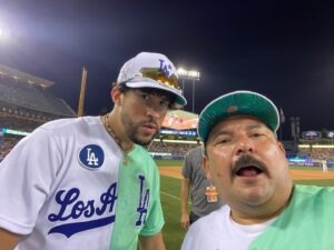 Guillermo Rodriguez Instagram - It was a lot fun playing softball 🥎 @BadBunnyPR #CelebSoftball #AllStarGame