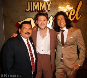Guillermo Rodriguez Instagram - Such a great show tonight. Niall is hosting and my amigo Cristo from Ted Lasso is on too. Good times. #HoranDogs